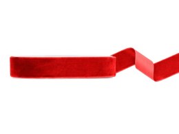 Wstążka Craft-Fun Series welurowa 25x10 [mm x m] czerwona Titanum (TW25-007)