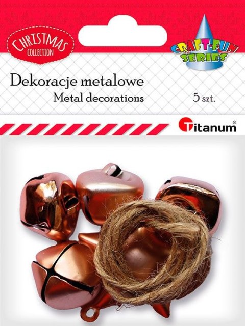 Zestaw dekoracyjny Craft-Fun Series dzwoneczki Titanum (23BR1204-2) Zestaw dekoracyjny Craft-Fun Series dzwoneczki Titanum (23BR1204-2)