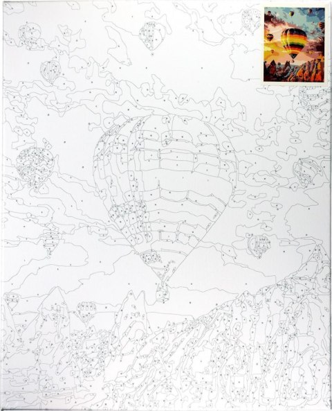Zestaw kreatywny Malowanie po numerach 40x50cm Kapadocja Flamingo Line (FLG157-01) Zestaw kreatywny Malowanie po numerach 40x50cm Kapadocja Flamingo Line (FLG157-01)