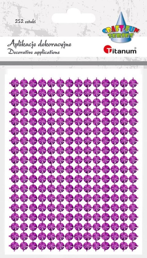 Ćwieki Craft-Fun Series plastikowe różowe Titanum (130x95 mm) Ćwieki Craft-Fun Series plastikowe różowe Titanum (130x95 mm)