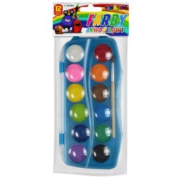 Farby akwarelowe 12 kolor. Fun&Joy (FJ-12K25KAS)