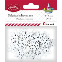 Ozdoba drewniana Craft-Fun Series guziki śnieżynki Titanum (MTCR-WDC805)