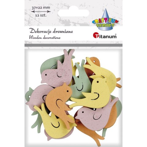 Ozdoba drewniana Craft-Fun Series ptaszki Titanum (191005) Ozdoba drewniana Craft-Fun Series ptaszki Titanum (191005)
