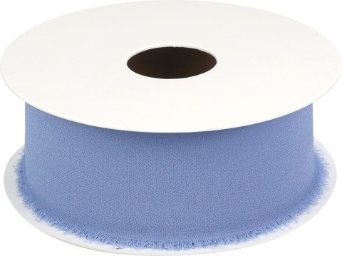 Wstążka Craft-Fun Series szyfonowa strzępiona 40x10 [mm x m] niebieski Titanum (WJ40-10-001)