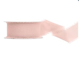 Wstążka Craft-Fun Series szyfonowa strzępiona 40x10 [mm x m] różowy jasny Titanum (WJ40-10-081J)