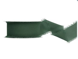 Wstążka Craft-Fun Series szyfonowa strzępiona 40x10 [mm x m] zielony butelkowy Titanum (WJ40-10-012B)
