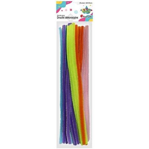 Drucik Craft-Fun Series druciki kreatywne kolor: mix 300mm 25 szt Titanum (YFS 00118) Drucik Craft-Fun Series druciki kreatywne kolor: mix 300mm 25 szt Titanum (YFS 00118)