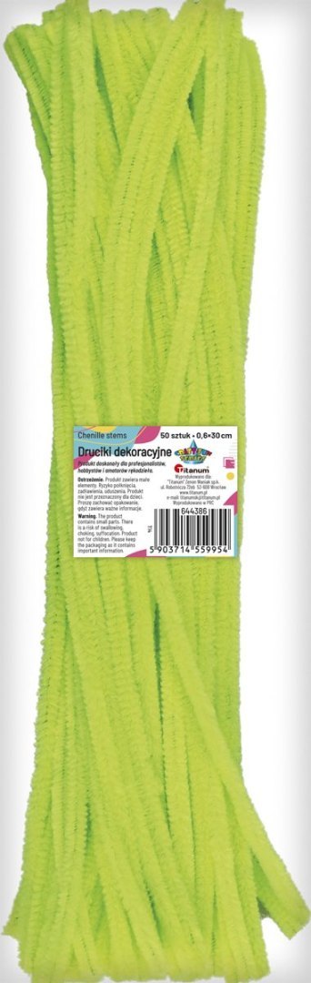Drucik Craft-Fun Series kreatywny kolor: cytrynowa 300mm 50 szt Titanum (T14) Drucik Craft-Fun Series kreatywny kolor: cytrynowa 300mm 50 szt Titanum (T14)