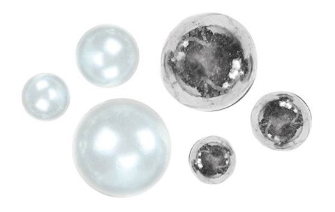 Kryształki Craft-Fun Series perełki mix Titanum (24CY0324 (white,silver )) Kryształki Craft-Fun Series perełki mix Titanum (24CY0324 (white,silver ))