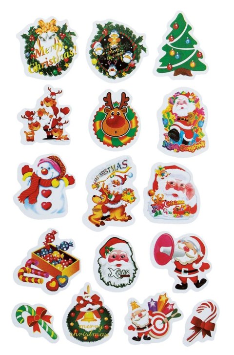 Naklejka (nalepka) Craft-Fun Series 10 plansz Boże Narodzenie Titanum (25XQ0521-3)