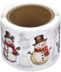 Naklejka (nalepka) Craft-Fun Series Bałwanki Naklejki na rolce Titanum (25YQ-003)