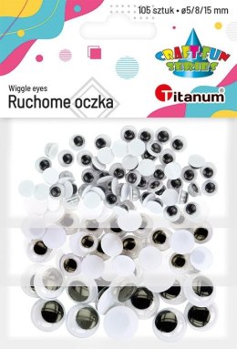 Oczka Craft-Fun Series 5/8/15mm 105 szt Titanum (MTHYJ-3P1)