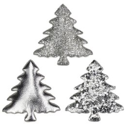 Ozdoba materiałowa Craft-Fun Series Srebrne choinki Titanum (BJ25042704)