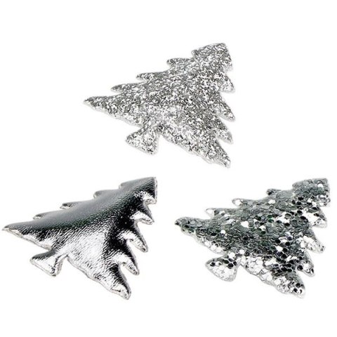 Ozdoba materiałowa Craft-Fun Series Srebrne choinki Titanum (BJ25042704)