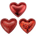 Ozdoba materiałowa Craft-Fun Series samoprzylepna Czerwone serduszka Titanum (BJ25042711)