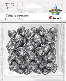 Ozdoba styropianowa Craft-Fun Series serduszka 20mm Titanum (20YX0326-S)