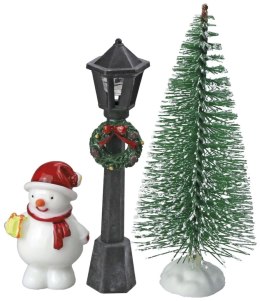 Zestaw dekoracyjny Craft-Fun Series latarnie uliczne, choinka, bałwanek Titanum (25BJ033169)