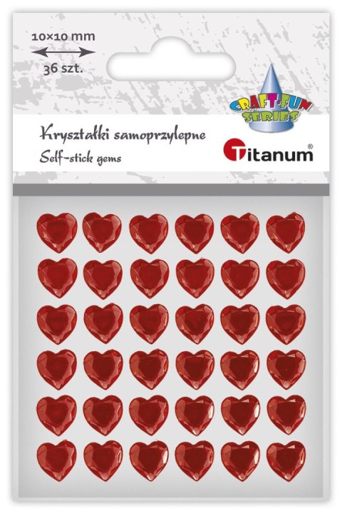 Kryształki Craft-Fun Series czerwone Titanum (24sl03139) Kryształki Craft-Fun Series czerwone Titanum (24sl03139)