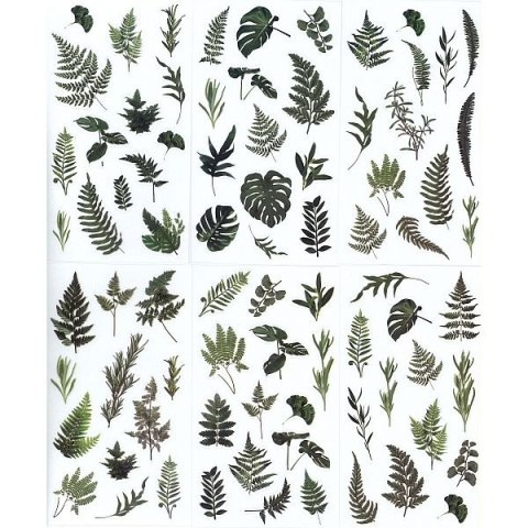 Naklejka (nalepka) Craft-Fun Series Liście foliowe Titanum (25MD001)