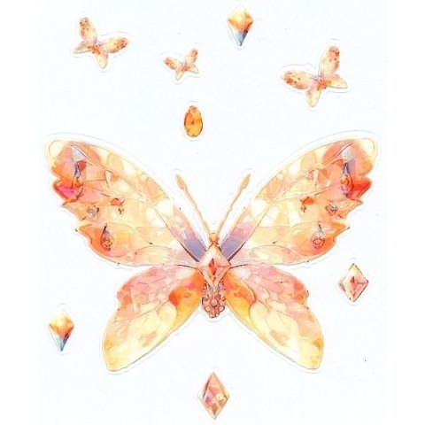 Naklejka (nalepka) Craft-Fun Series Motyle foliowe Titanum (25MD007)