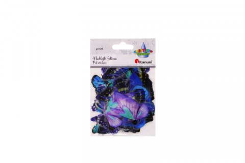 Naklejka (nalepka) Craft-Fun Series Motyle niebieskie foliowe Titanum (25MD009) Naklejka (nalepka) Craft-Fun Series Motyle niebieskie foliowe Titanum (25MD009)