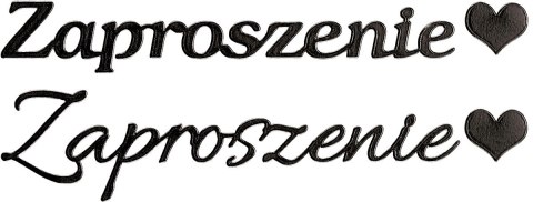 Naklejka (nalepka) Craft-Fun Series Zaproszenie ZŁOTY CZARNE Titanum Naklejka (nalepka) Craft-Fun Series Zaproszenie ZŁOTY CZARNE Titanum