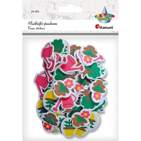 Naklejka (nalepka) Craft-Fun Series piankowe Kwiaty Titanum (4674)