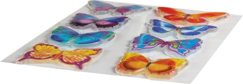 Naklejka (nalepka) Craft-Fun Series żelowe Motyle_2 Titanum (MNA-7)