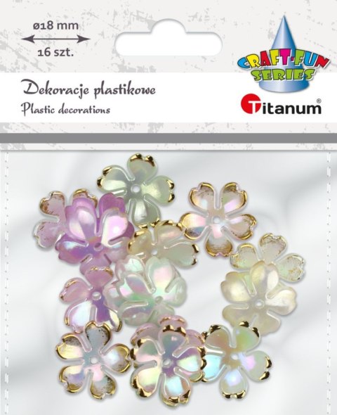 Ozdoba akrylowa Craft-Fun Series kwiatki Titanum (25NR001)