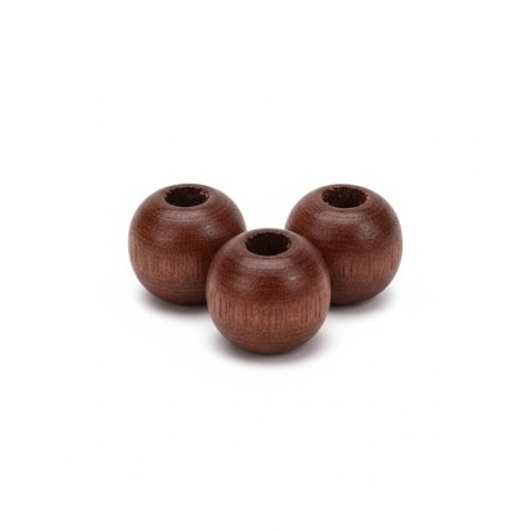 Ozdoba drewniana Craft-Fun Series Korale drewniane w kolorze ciemnobrązowym Titanum (25KBZ001)