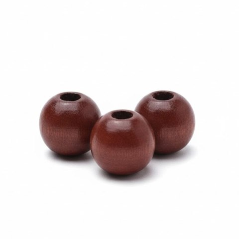 Ozdoba drewniana Craft-Fun Series Korale drewniane w kolorze ciemnobrązowym Titanum (25KBZ003)