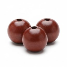 Ozdoba drewniana Craft-Fun Series Korale drewniane w kolorze ciemnobrązowym Titanum (25KBZ004)