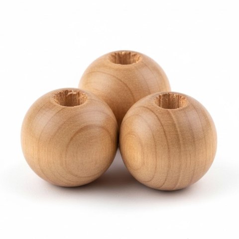 Ozdoba drewniana Craft-Fun Series Korale drewniane w kolorze ciemnobrązowym Titanum (25KBZ007)