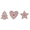 Ozdoba drewniana Craft-Fun Series gwiazdka, choinka, serce Titanum (849/851/853)