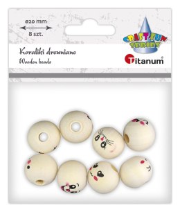 Ozdoba drewniana Craft-Fun Series koraliki Titanum (25KBZ009)
