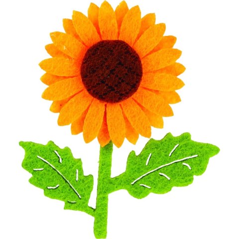Ozdoba filcowa Craft-Fun Series słoneczniki Titanum (BR162)