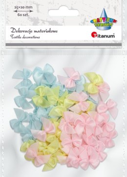 Ozdoba materiałowa Craft-Fun Series kokardki satynowe Titanum (25HY0324-11)