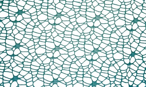 Ozdoba materiałowa Craft-Fun Series siatka koronkowa turkusowa Titanum (25CR0331-21)