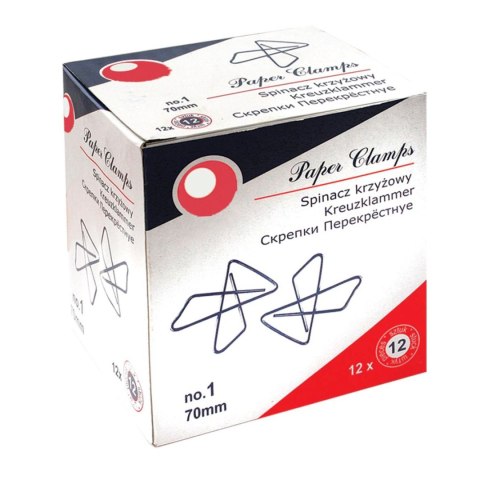 Spinacze krzyżowy krzyżowe 41mm 50 szt Titanum (PCB2)