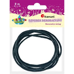 Sznurek Craft-Fun Series 2m Titanum (czarny)