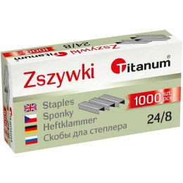 Zszywki 24/8 24/8 1000 szt Titanum